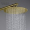 Kibi Circular 10 Metal Ultra Thin Profile Rain Shower Head 1.75 GPM - Brushed Gold SH1001BG - alternate 9